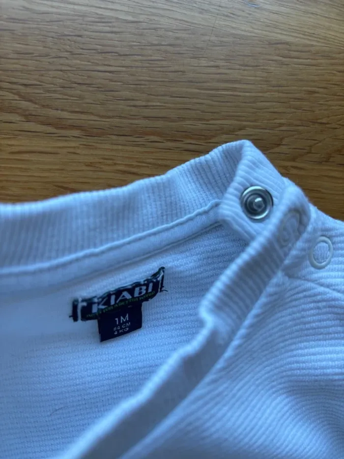 Sweat Kiabi 1 mois garçon - photo numéro 2