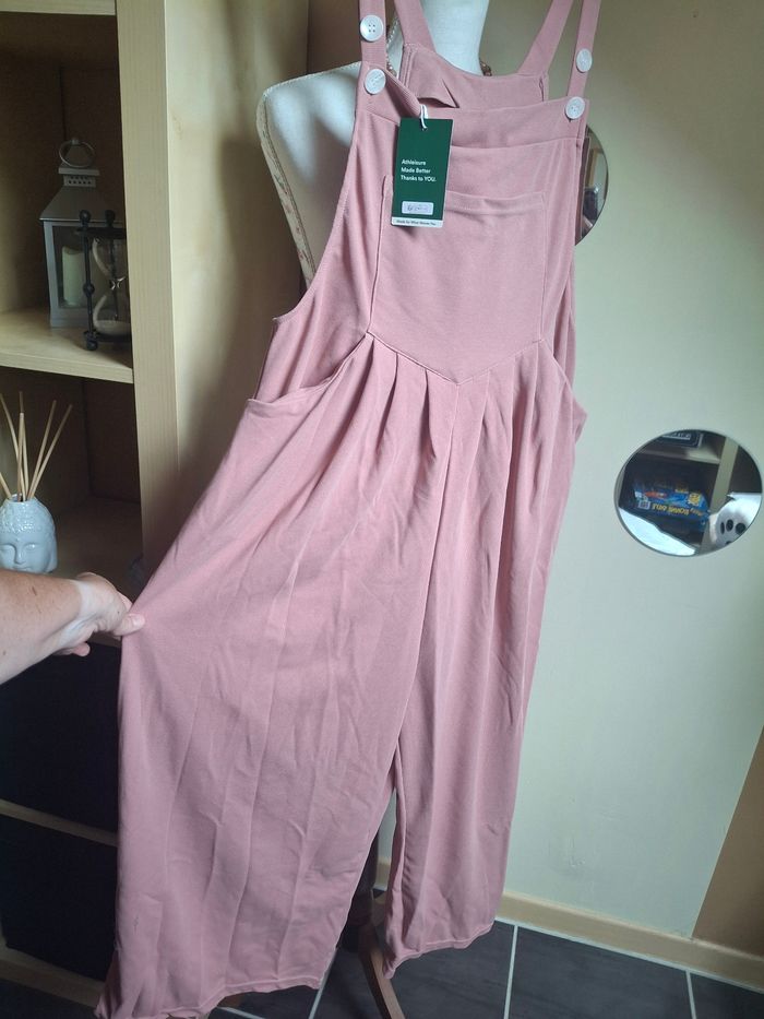 Salopette fluide rose HALARA neuve L - photo numéro 3
