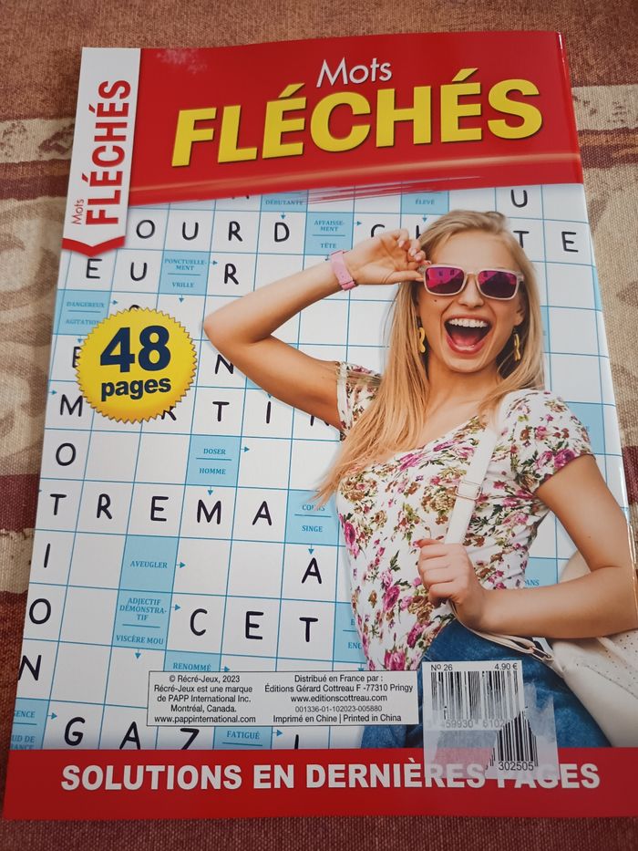 Livre cahier Mots fléchés - photo numéro 2