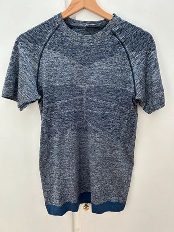 T-shirt de sport bleu - course musculation taille M homme