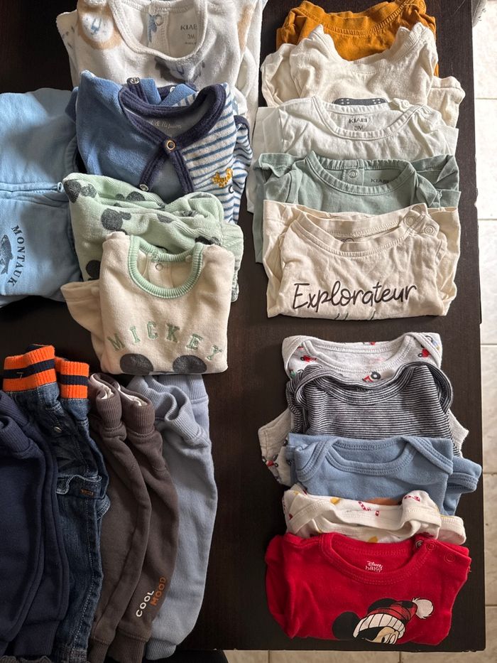Lot vêtements bébé garçon 3 mois - photo numéro 3