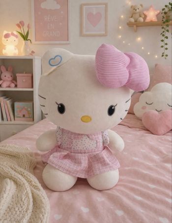 Grosse peluche hello kitty 