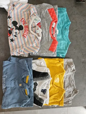 LOT DE 29 VETEMENTS BEBE GARCON 3 MOIS