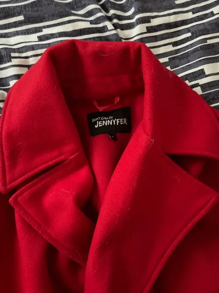 Veste croisé rouge - photo numéro 5