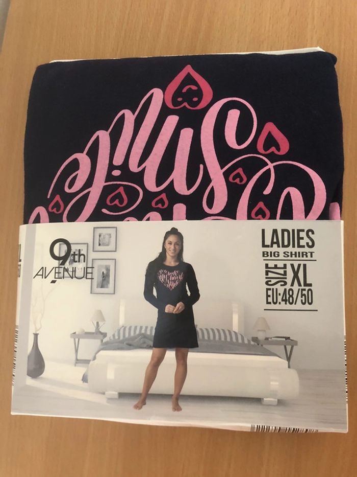 Sublime robe pyjama manche longue  taille xl neuf - photo numéro 2