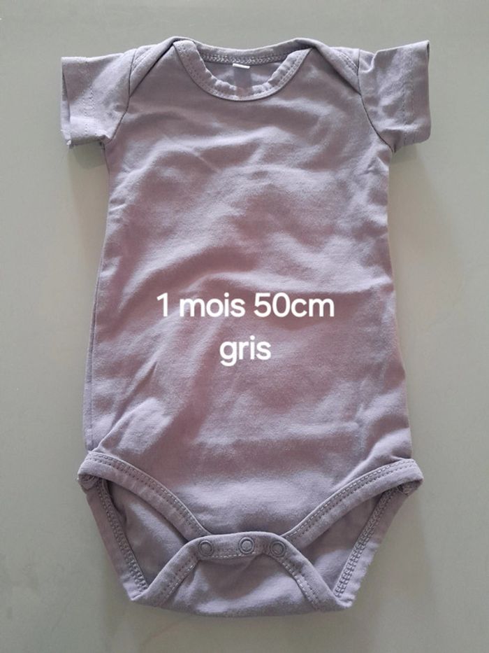 Body MC 1 mois gris