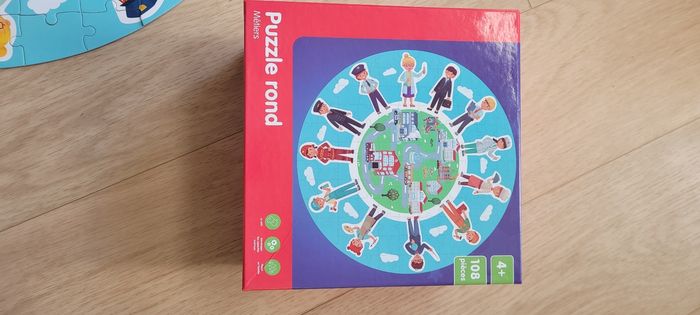 Puzzle rond 108 pièces  sur les métiers - photo numéro 2