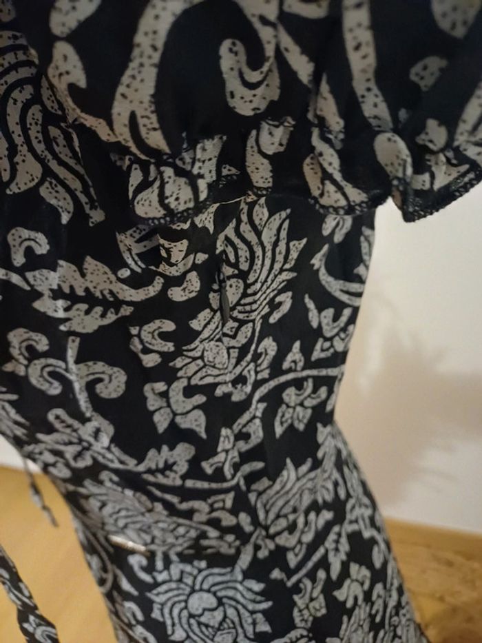 Robe noire chic à motifs Influencer taille S 36 - photo numéro 12