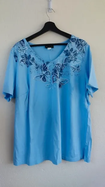 Tee-shirt bleu - M.Collection - taille 52