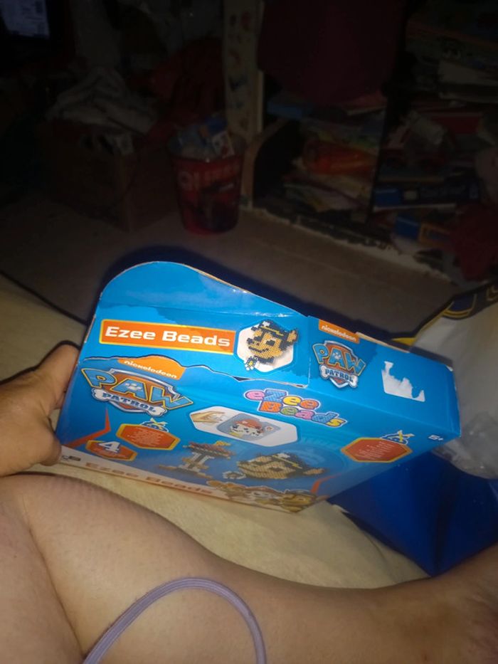 Perle à repasser pat patrouille neuf attention le carton à prix du liquide - photo numéro 2