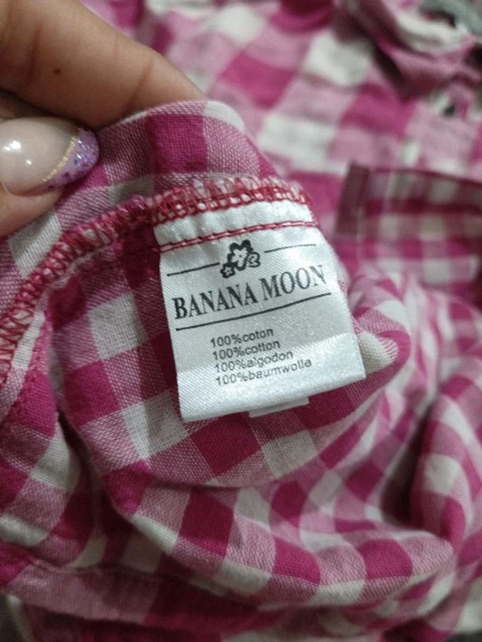 C51 chemise carreaux Banana Moon 44 - photo numéro 4