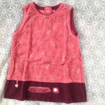 Robe rouge Obaïbi - 12 mois