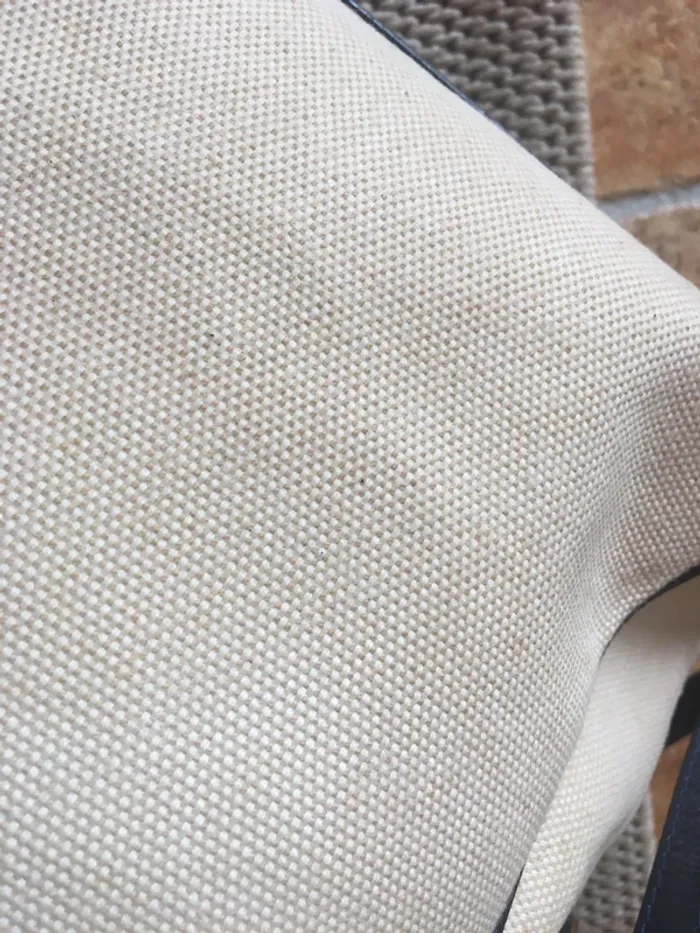 Sac à main bleu et beige - photo numéro 7