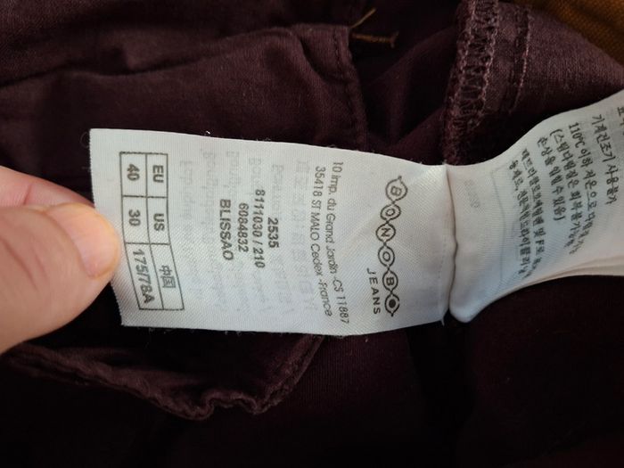 Jean homme bonobo taille40 - photo numéro 6