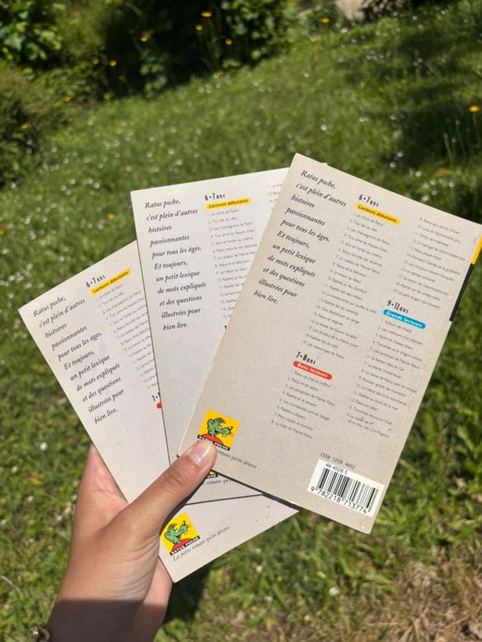 Lot de 3 livres “Ratus Poche” - Lecteurs débutants - photo numéro 2