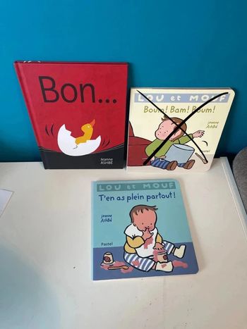 2 livres école des loisirs de Jeanne ashbe