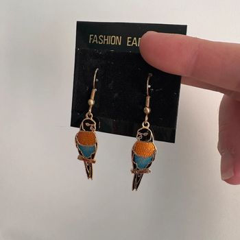 Boucles d’oreilles perroquets 🌿
