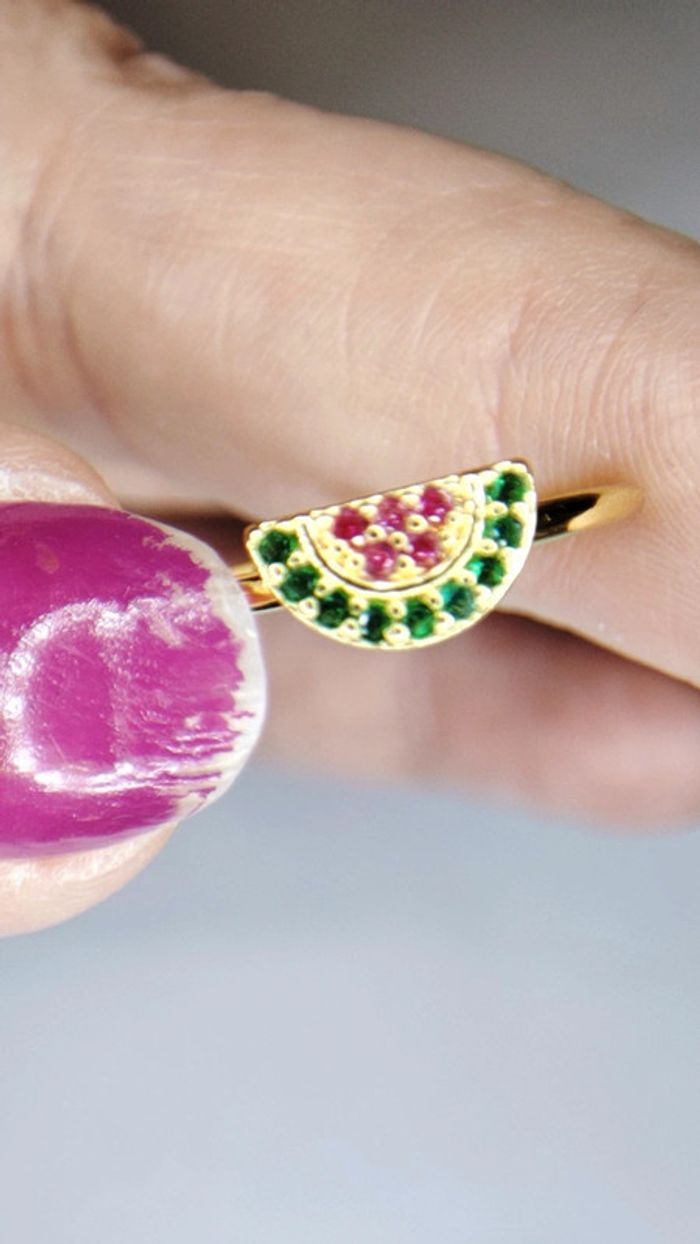 Bague alma&co laiton doré à l'or fin 18k - photo numéro 6