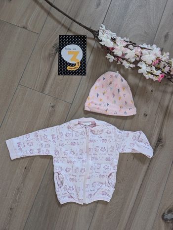Veste et bonnet 3 mois