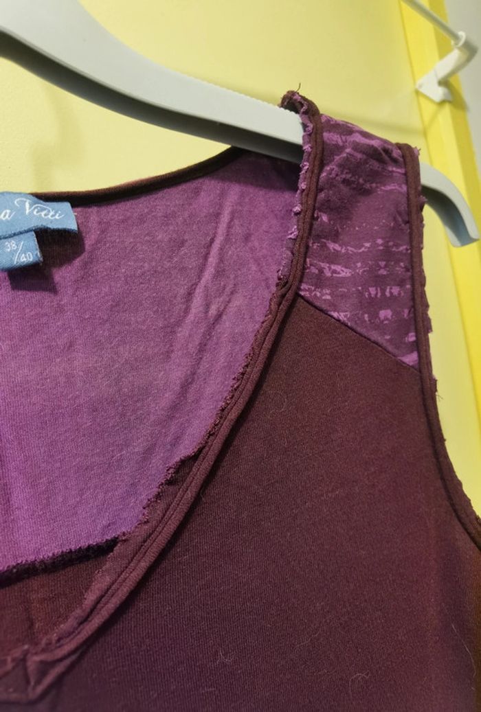 Débardeur violet Assymétrique - photo numéro 5