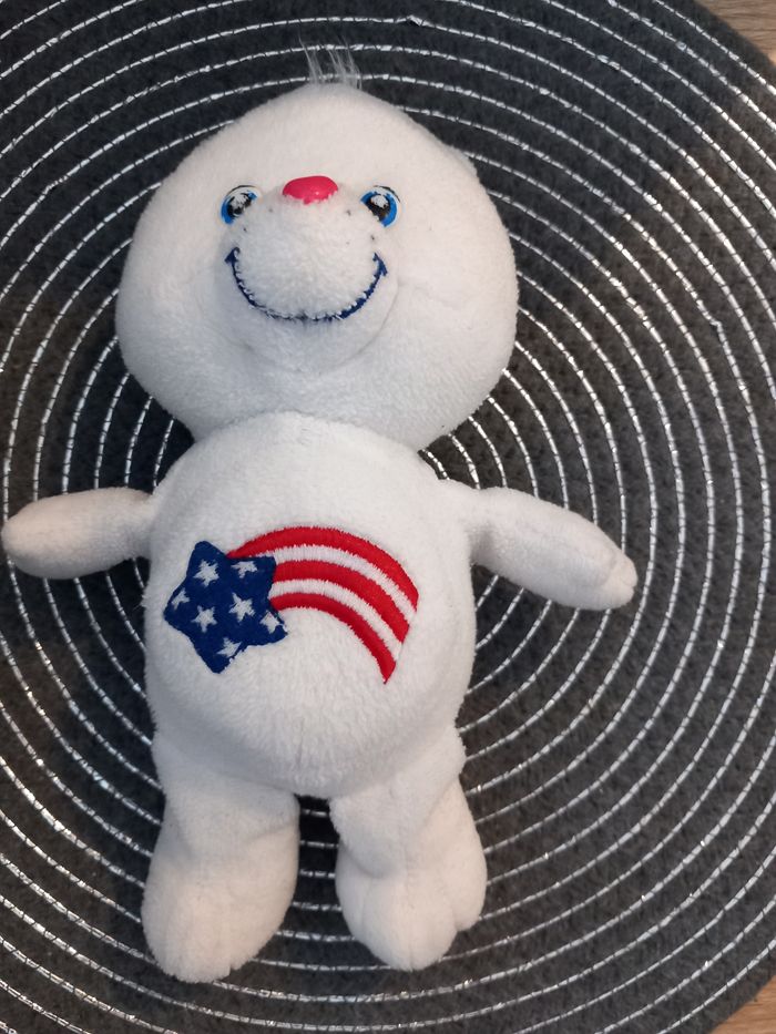 Peluche bisounours america petit modèle 22cm - photo numéro 4