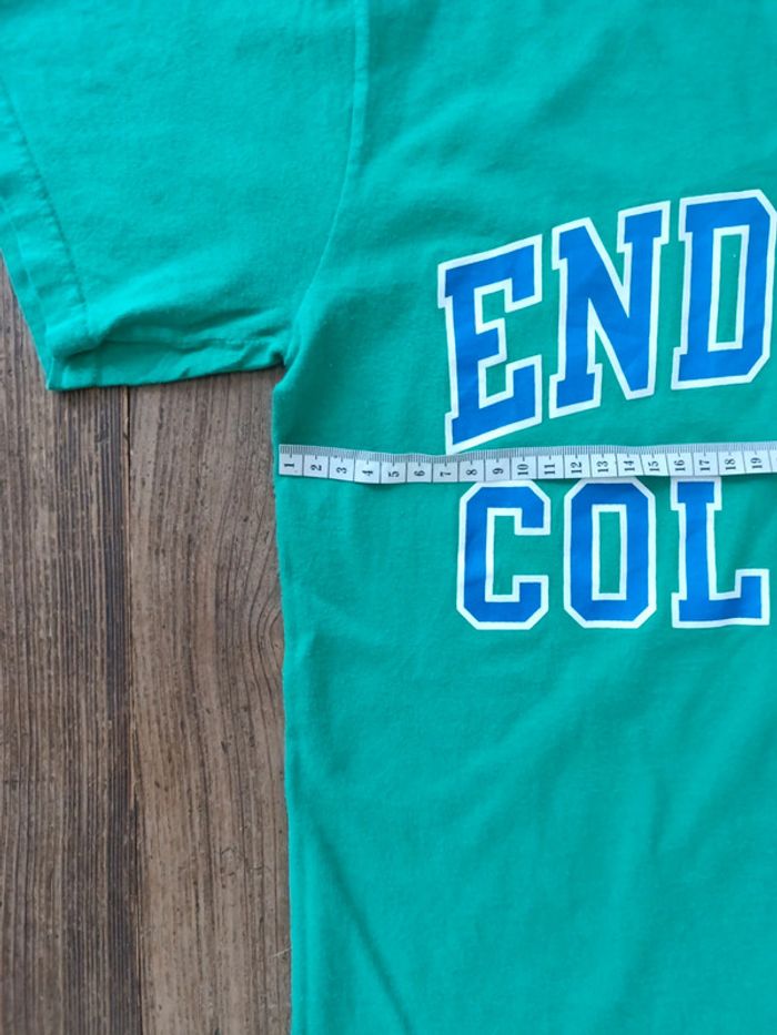 T-shirt vintage Champion USA 90s endicott collège S - photo numéro 8