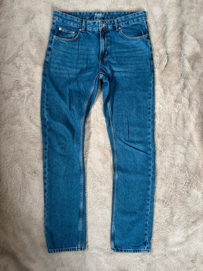 jean bleu coupe droite - photo numéro 2