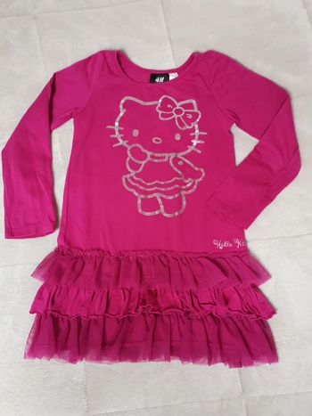 Petite robe avec tule rose Hello Kitty | taille 4/6ans