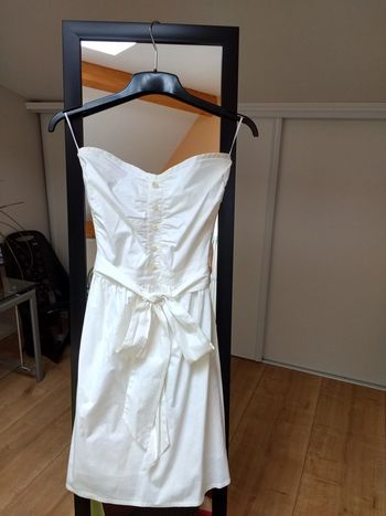 Magnifique robe blanche coton