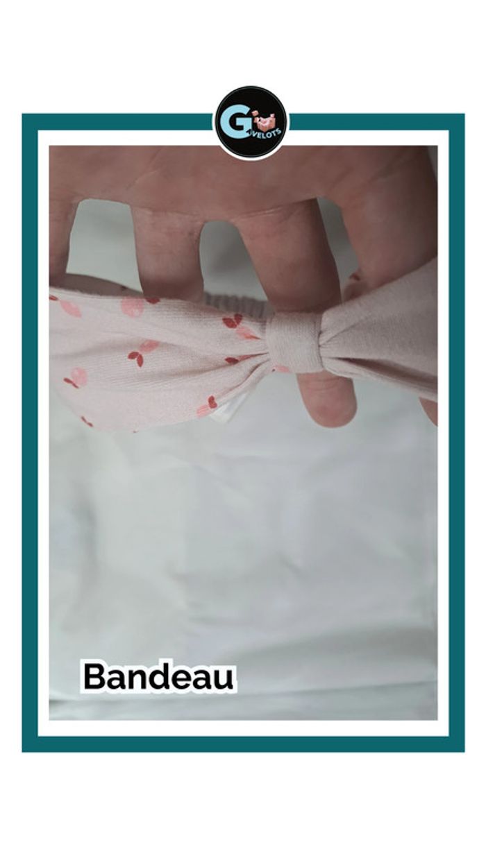 🦚Bandeau fille - photo numéro 2
