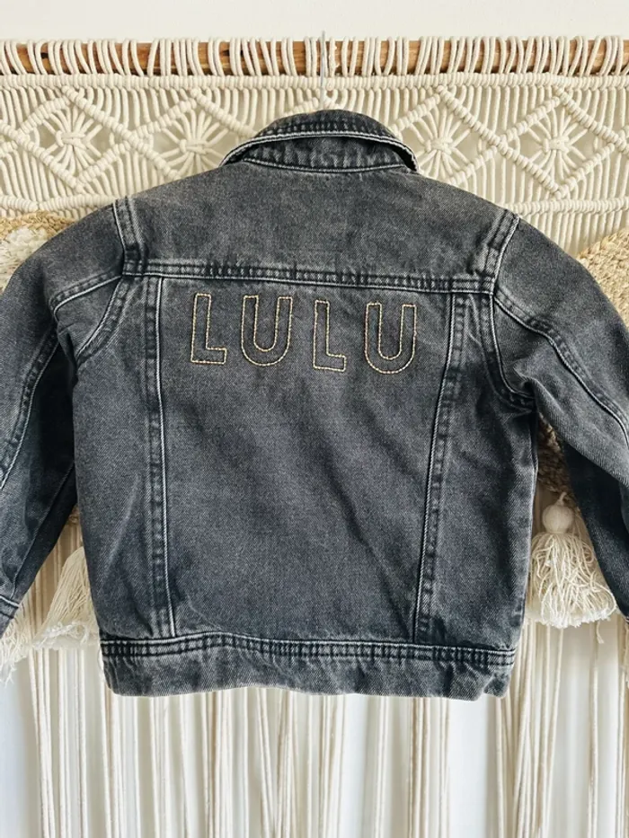 Veste en jean Lulu Castagnette 4 ans - photo numéro 3