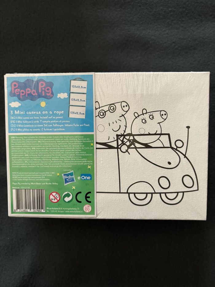 Peppa Pig - Toile a peindre 2 pièces - photo numéro 3