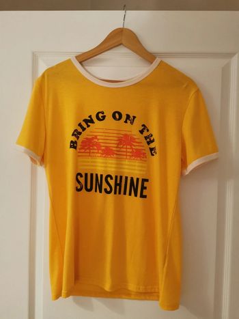T-shirt sunshine Jaune