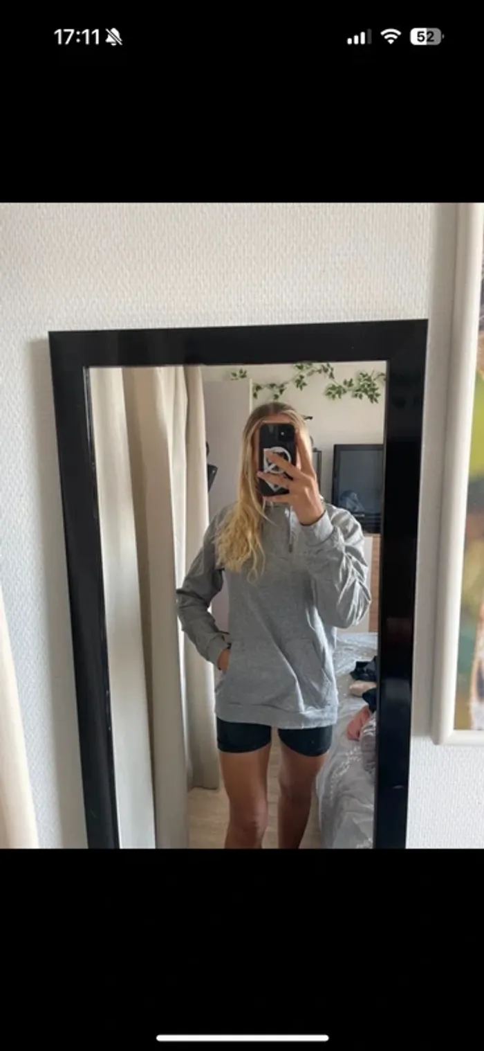 Pull gris - photo numéro 3
