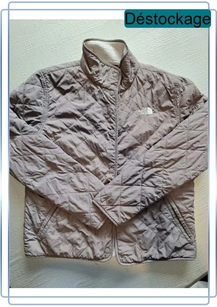 Veste femme the north face marron - taille M - brodé - photo numéro 9