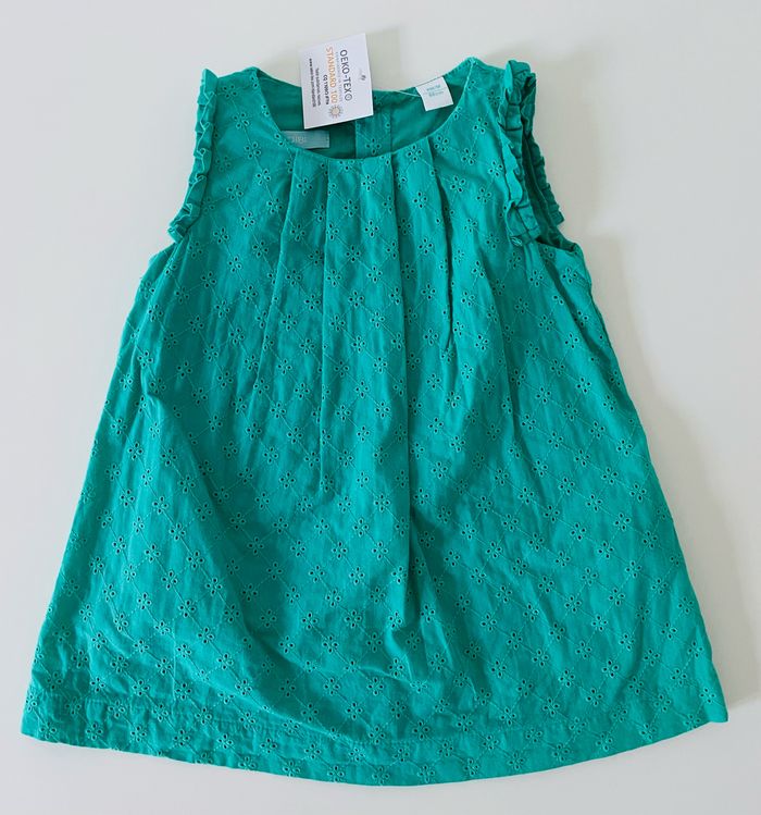 Ensemble robe et bloomer Obaïbi, taille 6 mois - photo numéro 4