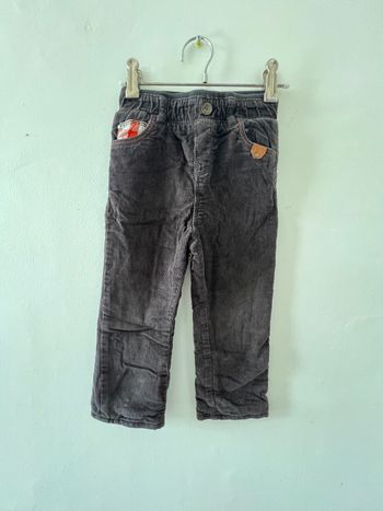 Pantalon velours marron