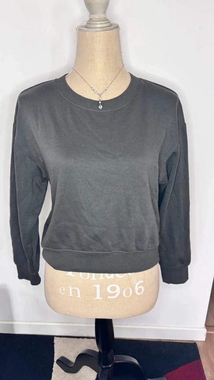 💕 sweat court gris taille 36 S #zara