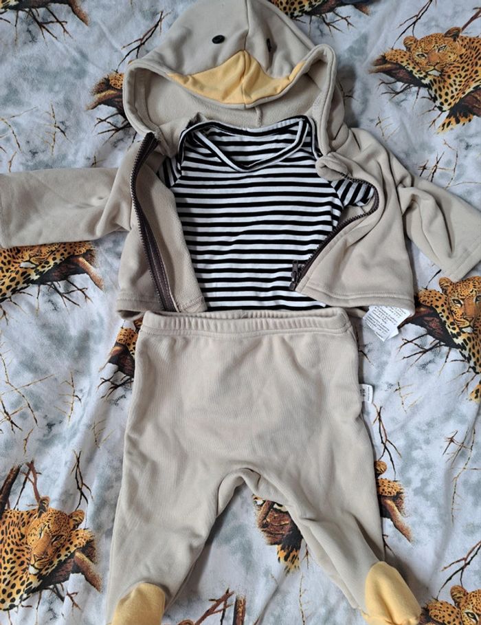 Ensemble bébé 3 pièce 0-1mois