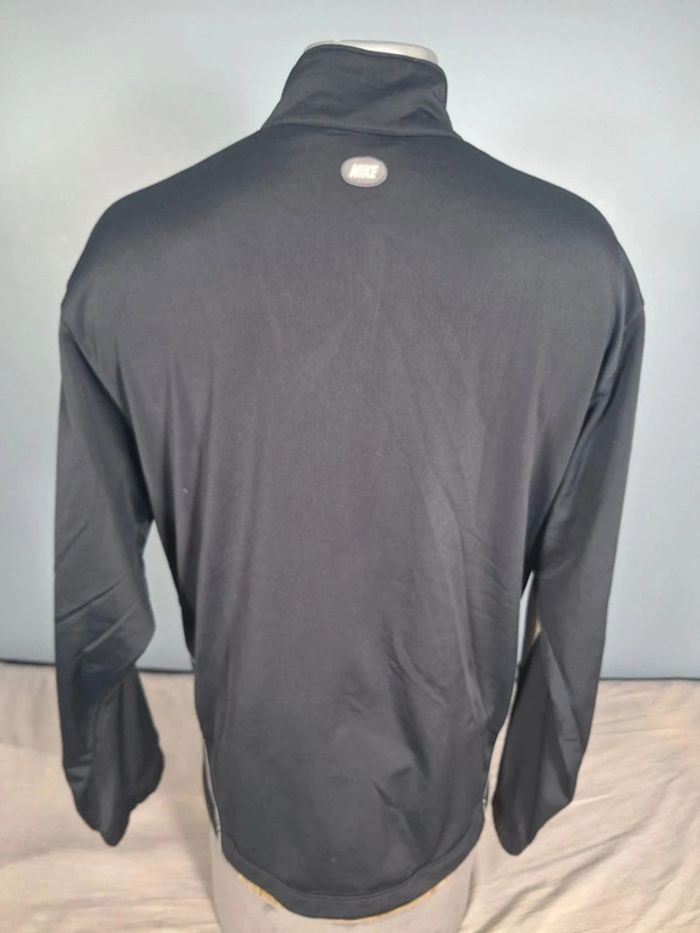 Veste Nike vintage noir blanc zip intégral logo brodé Y2K (543) - photo numéro 10