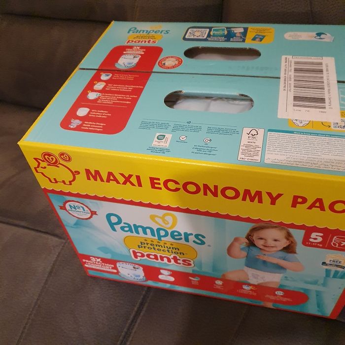 Couches Pampers Premium protection  pants taille 5 maxi pack - photo numéro 3