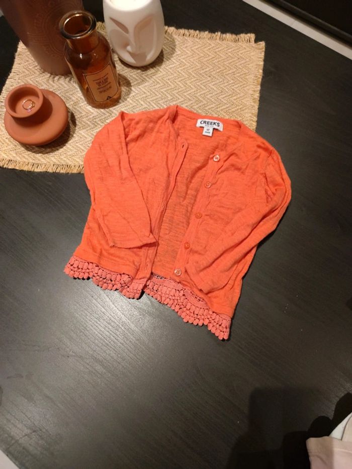 Gilet couleur corail