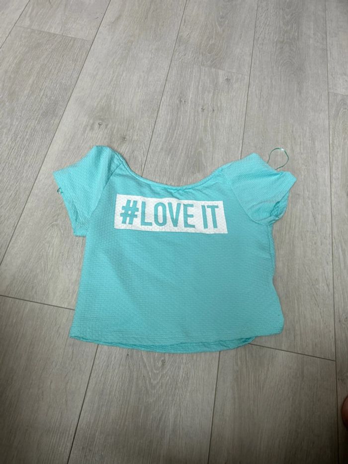 Teeshirt court turquoise CoolCat