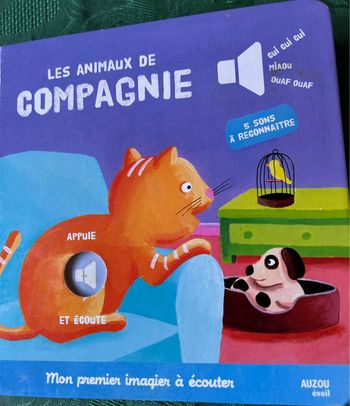 Livre cartonné les animaux de compagnie