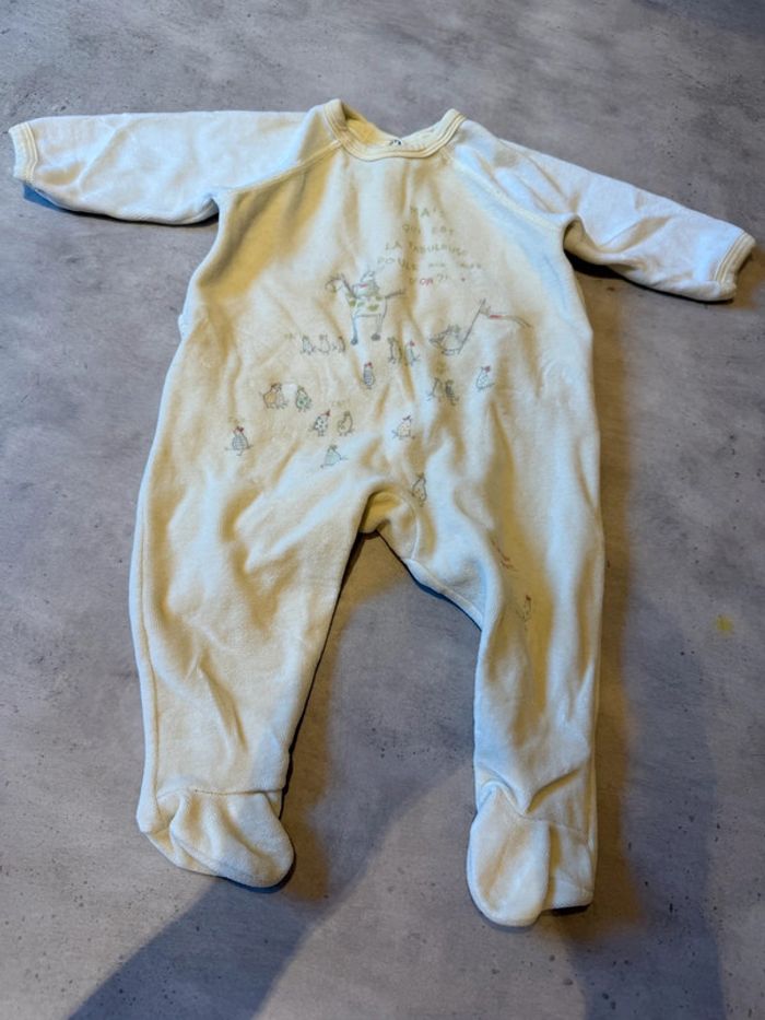 Lot de 4 pyjama dort bien Petit Bateau taille 67 cm - photo numéro 9
