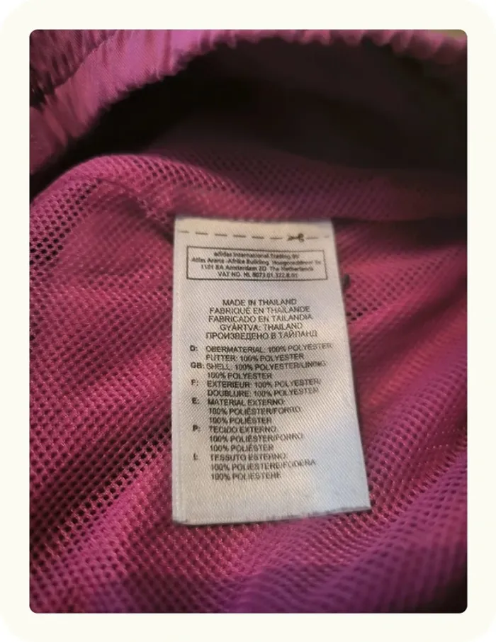 Veste sport enfant fille Adidas Taille 10 ans - photo numéro 5