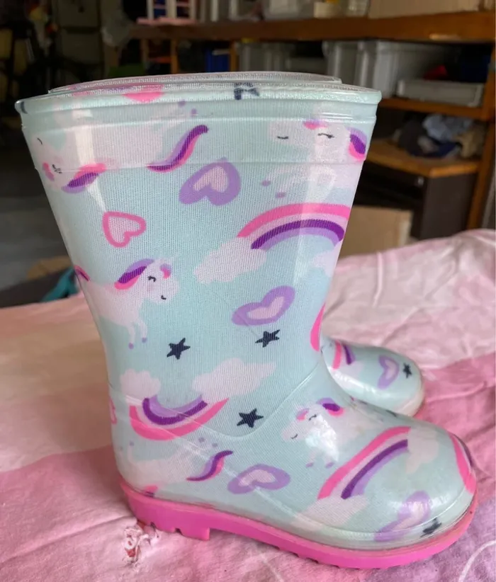 Bottes de pluies fille taille 23 - photo numéro 2