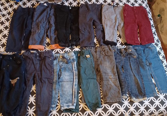 Lot pantalons 18 mois hiver