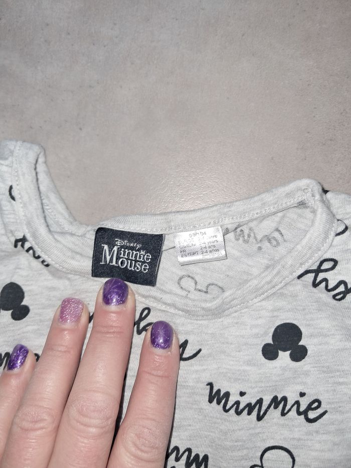 Tee shirt minnie et reine des neiges - photo numéro 4