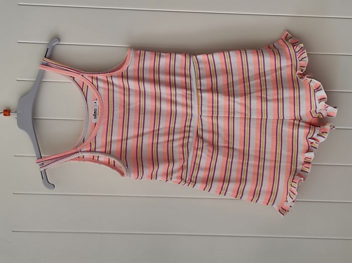 🩱 Combishort fille rayé – 8 ans (taille petit, correspond à 7 ans) - photo numéro 2